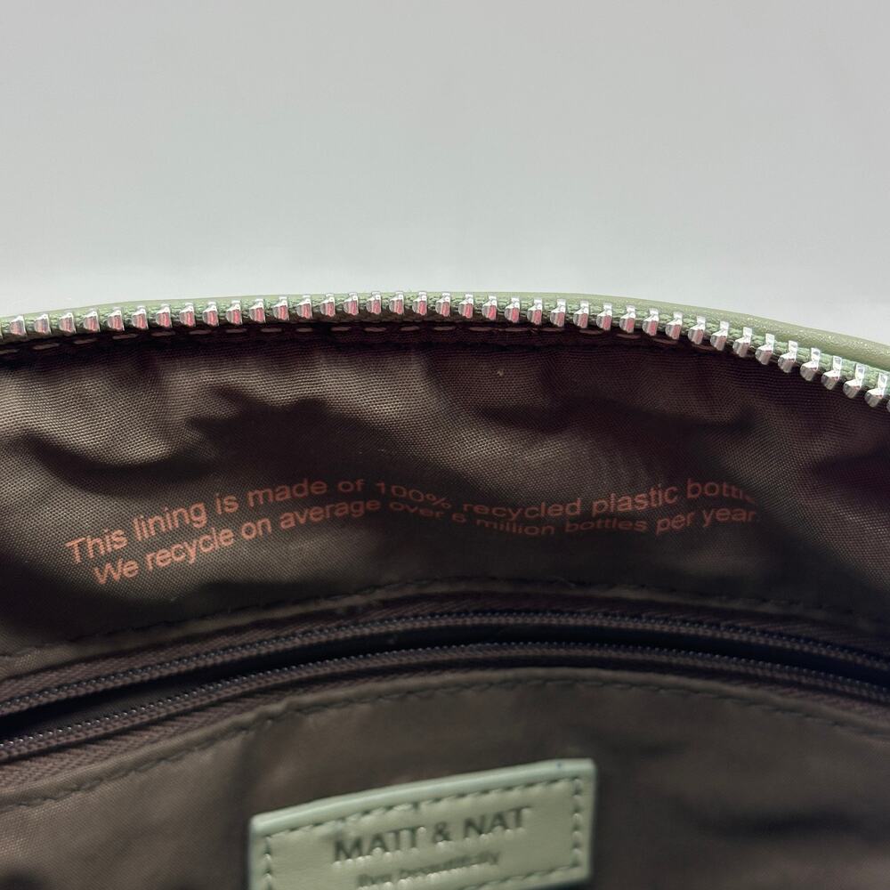 MATT & NAT Loom Vegan Leather Belt Bag Pink Seafoam Green - Picture 8 of 9